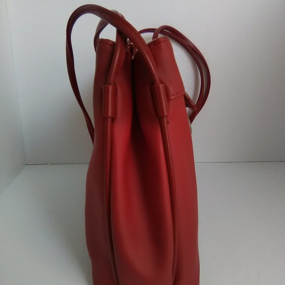 Vintage Esprit Red Medium Size Shoulder Bag/Pocketbook - Picture 11 of 13